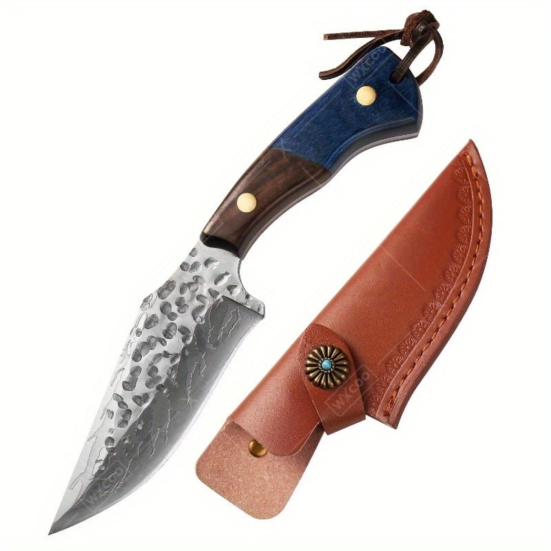 WXCOO Kitchen Knife Portable Stainless Steel Forged Pocket Knife - Perfect for Outdoor Camping and Barbecue! Hunting Knife Boning Knife BBQ