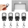 thumbnail image 2 of VEEKI Car Garage Door Remote Keychain,4pcs Universal Cloning Wireless Remote Control Key Fob for Car Garage Door Gate 433mhz24056028, 2 of 5