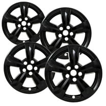 Set of 4 17 inch Gloss Black ABS Wheel Skins Compatible with 2021 - 2025 Kia Sorento LX Impostors for 52910R5120 Wheel Series