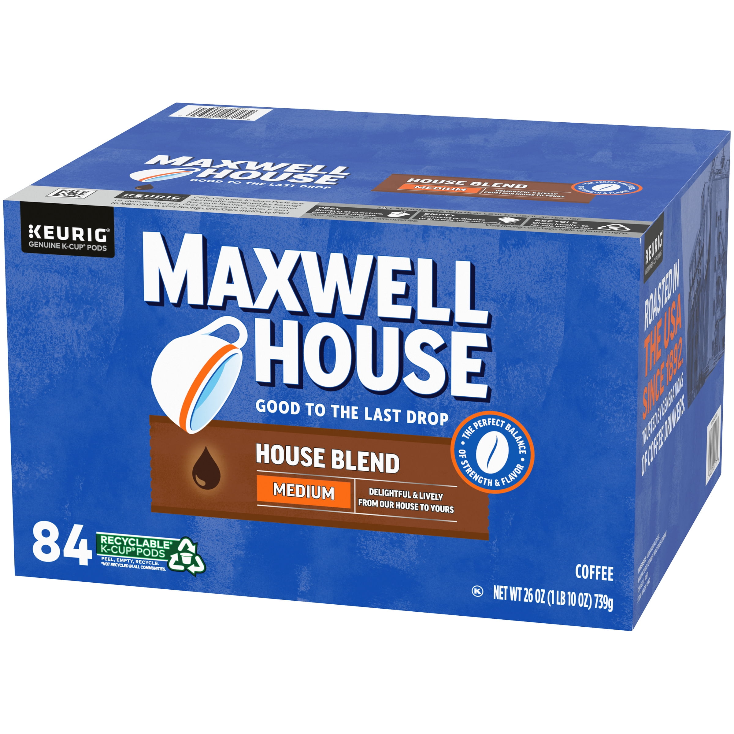 Tassimo Maxwell House Cafe Collection House Blend Medium Coffee T