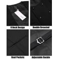 thumbnail image 5 of COOFANDY Men's Formal Suit Vest Slim Fit Dress Vest Double Breasted Waistcoats for Tuxedo, 5 of 6