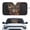 American Flag & Wolf Design, variant on HUIACONG Skeleton Crew Design Windshield Sun Shade Easy Storage for Universal Various Models, Foldable UV Block Cover Car Sunscreen UV Rays