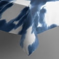 thumbnail image 3 of Blue Tie Dye Star Pattern Rectangle Tablecloth 60"x84",Waterproof Polyester Rectangle Table Cloth, Wipeable Spillproof Polyester Tablecloth for Dining, Camping, Indoor and Outdoor, 3 of 5