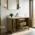 thumbnail image 5 of Vanity Art 48" Single Sink Bathroom Vanity Cabinet with Ceramic Countertop, 5 of 11