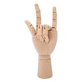 thumbnail image 1 of Mano de Maniquí de Madera para Dibujar, Con Dedos de Articulaciones Flexibles, Accesorios de Fotografía para Decoraciones del Hogar, Dibujar,, 1 of 7