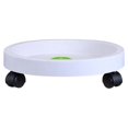 thumbnail image 1 of Removable Flower Pot Tray Universal Wheels Round Plastic Tray Flower Pot Rack Plant Stand, 1 of 2