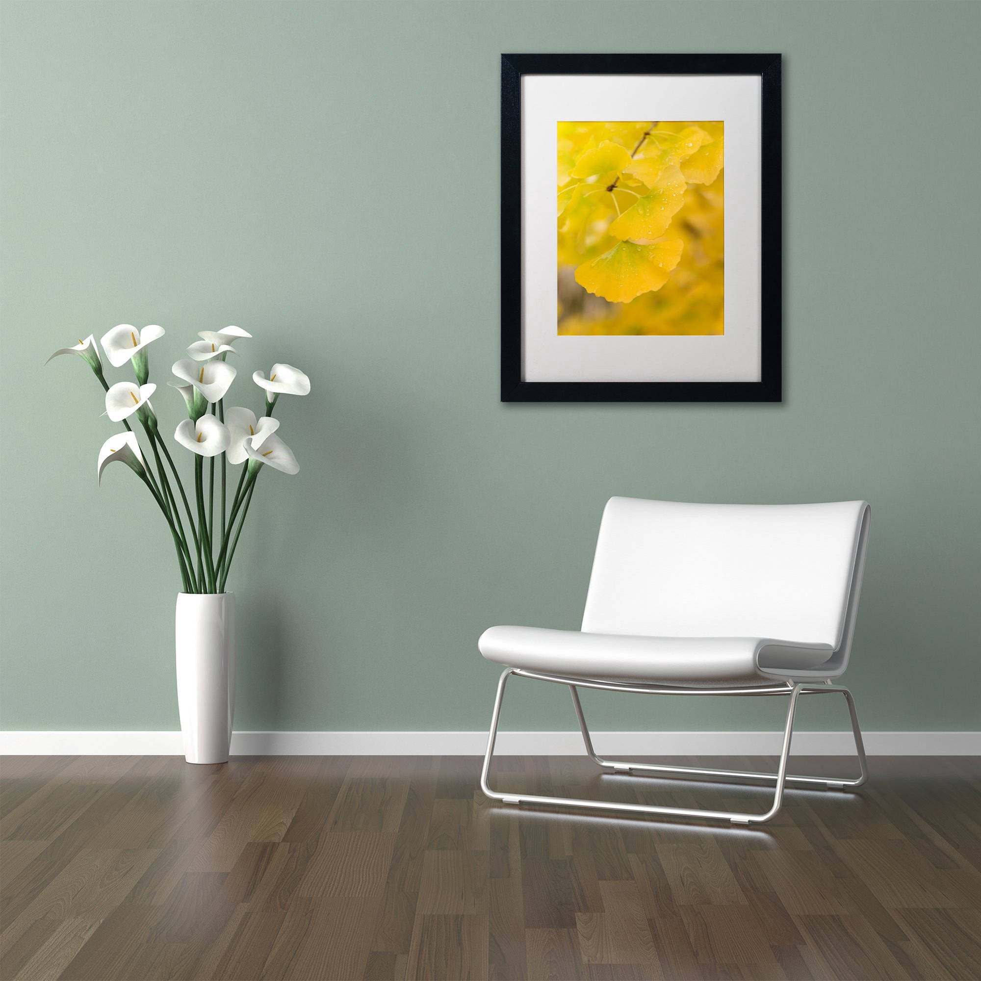 Trademark Fine Art "Millennium" Canvas Art by Philippe Sainte-Laudy White Matte, Black Frame