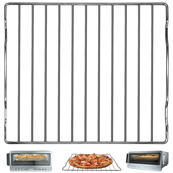 GWY  Air fryer Replacement Parts for Ninja Flip Toaster Oven & Air Fryer SP151, 13.5''× 11.8'' Food Grade Stainless Steel Air Fryer Accessories Grill Rack, Dishwasher Safe