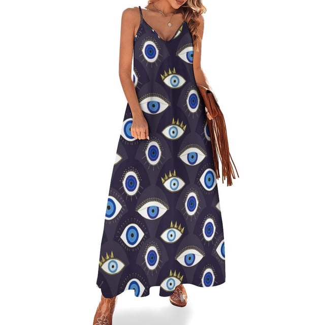 Protect Me Vestido sin mangas Vestido largo mujer verano Ropa de verano mujer