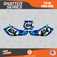 thumbnail image 4 of Kalair GFX Graphics Kit for Yamaha TTR90 (2000-2008) Shatter Series, 4 of 5