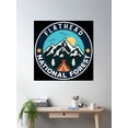 thumbnail image 2 of Flathead National Forest Poster Wall Art, Modern Wall Decor, 30x30 UNFRAMED, 2 of 3