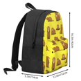 thumbnail image 3 of Groundhogs Marmot Cartoon Pattern Backpack,Large Capacity Travel Backpack,Laptop Backpack,Water Resistant Backpack For Women Men, 3 of 5