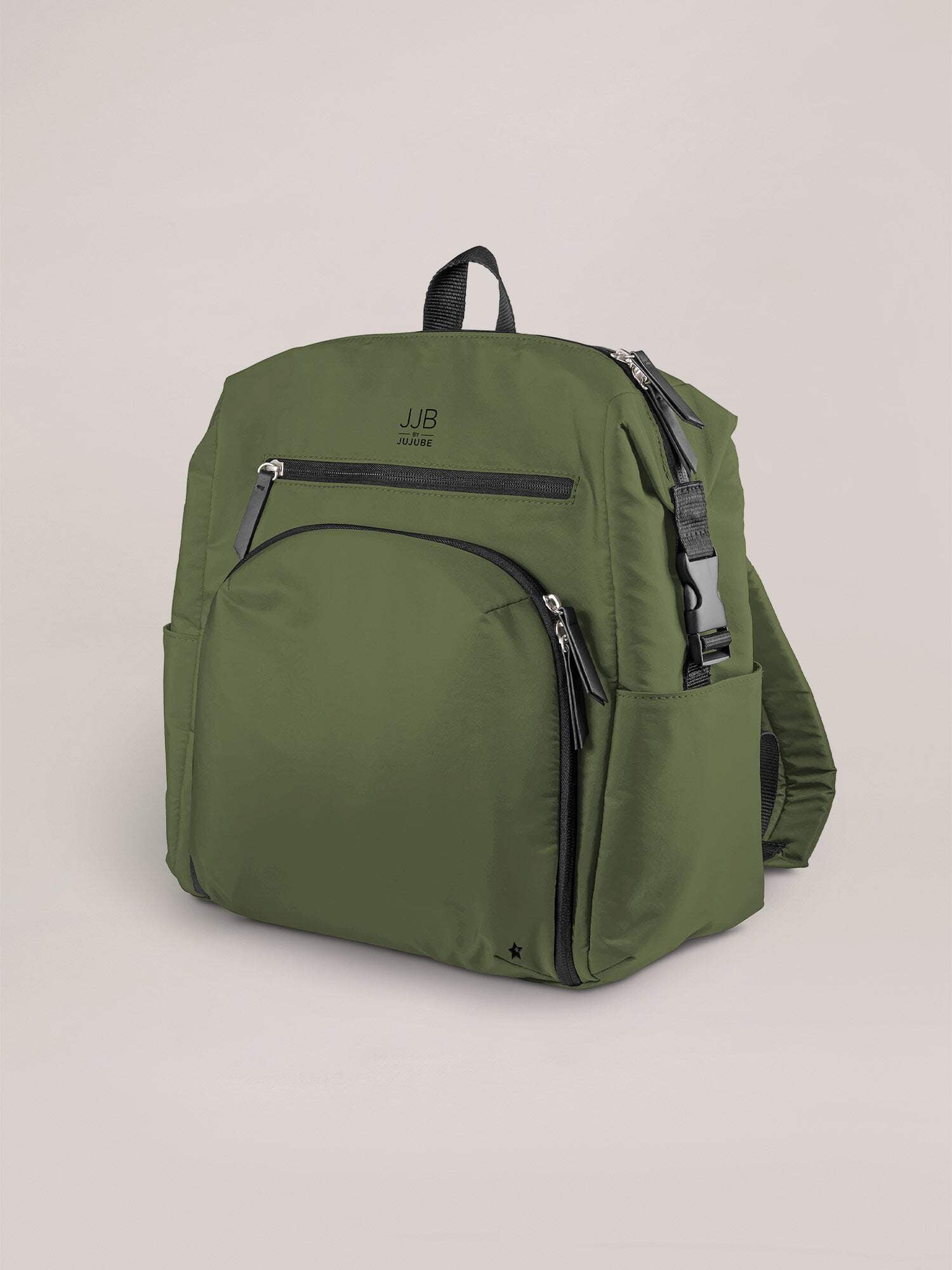 JuJuBe Modern Backpack Diaper Bag - Green Olive