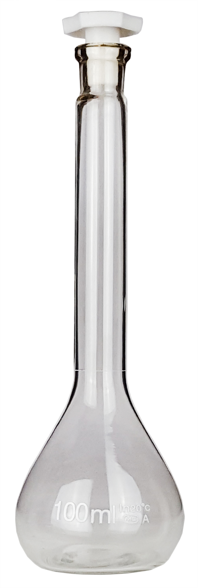 GSC International FVPS100 Volumetric Flask with Plastic Stopper, 100ml