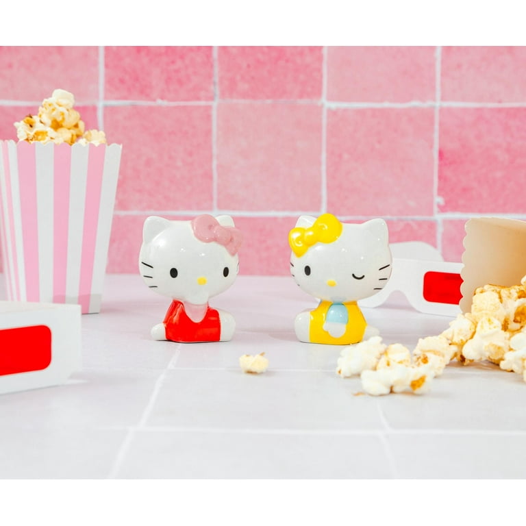 Sanrio Hello Kitty and Mimmy Ceramic Salt and Pepper Shaker Set