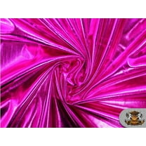 Spandex Metallic HOT PINK Fabric / 60" Wide / Sold by the Yard