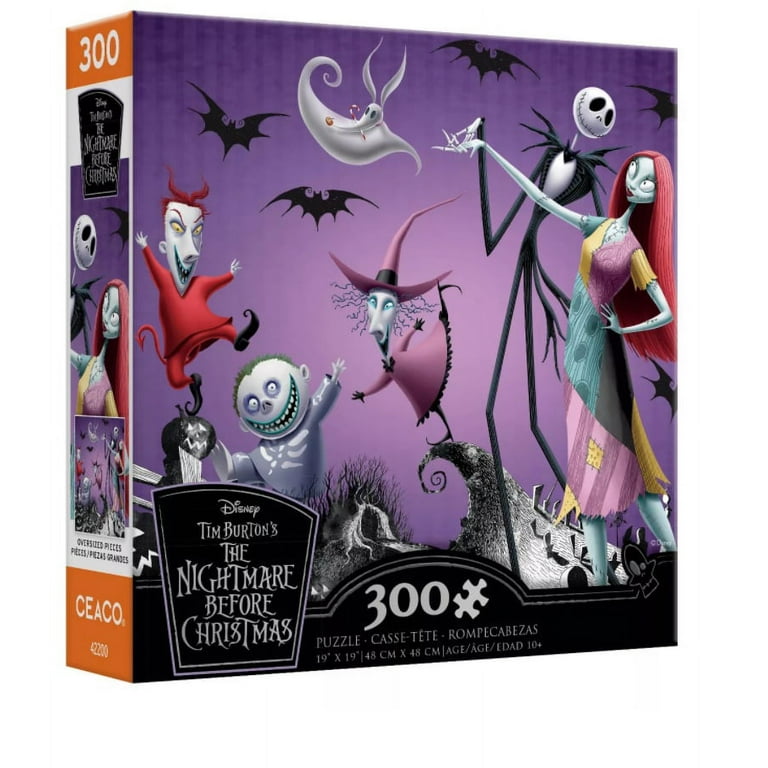 Ceaco - Christmas - Nightmare Before Christmas - Let's Dance - 300 Piece  Oversized Jigsaw Puzzle 