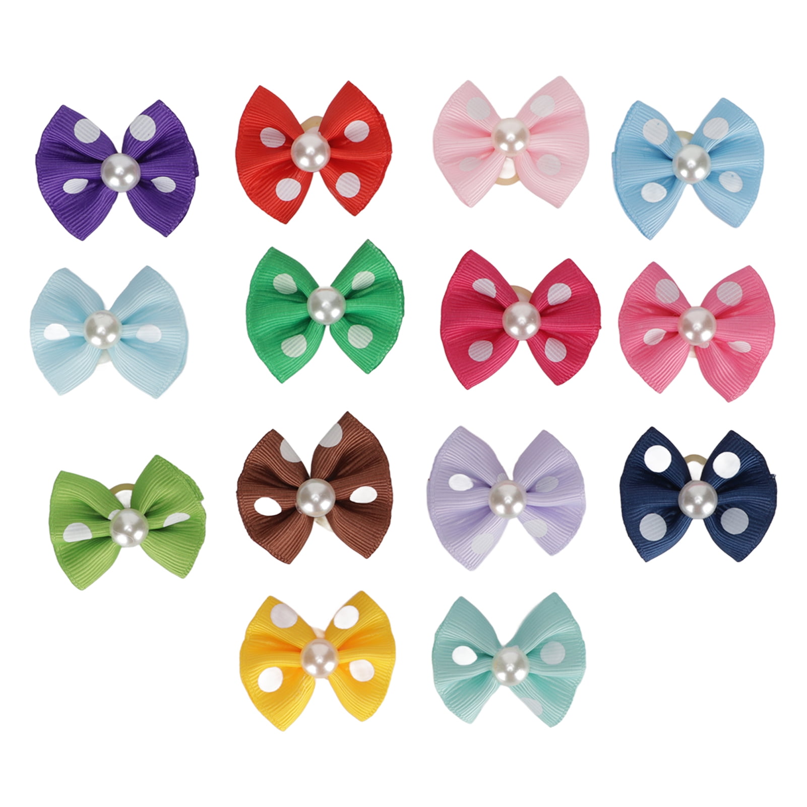 Dog bows with rubber bands online
