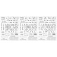 thumbnail image 1 of Clear , 3Pcs TPR English Alphabet Stamps Durable Clear Imprint,  Effect And Stamping Effect Transparent , For Diaries Photo Albums, 1 of 8