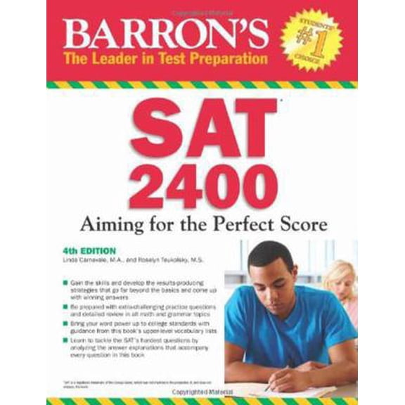 Pre-Owned Barron's SAT 2400 (Paperback) 1438000200 9781438000206