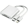 thumbnail image 1 of CNKOO [4-in-1 Card Reader Adapter] 4-in-1 Storage Card Reader Adapter | Camera Memory Card Reader Compatible with iPhone  iPad & Card Reader Converter, 1 of 5