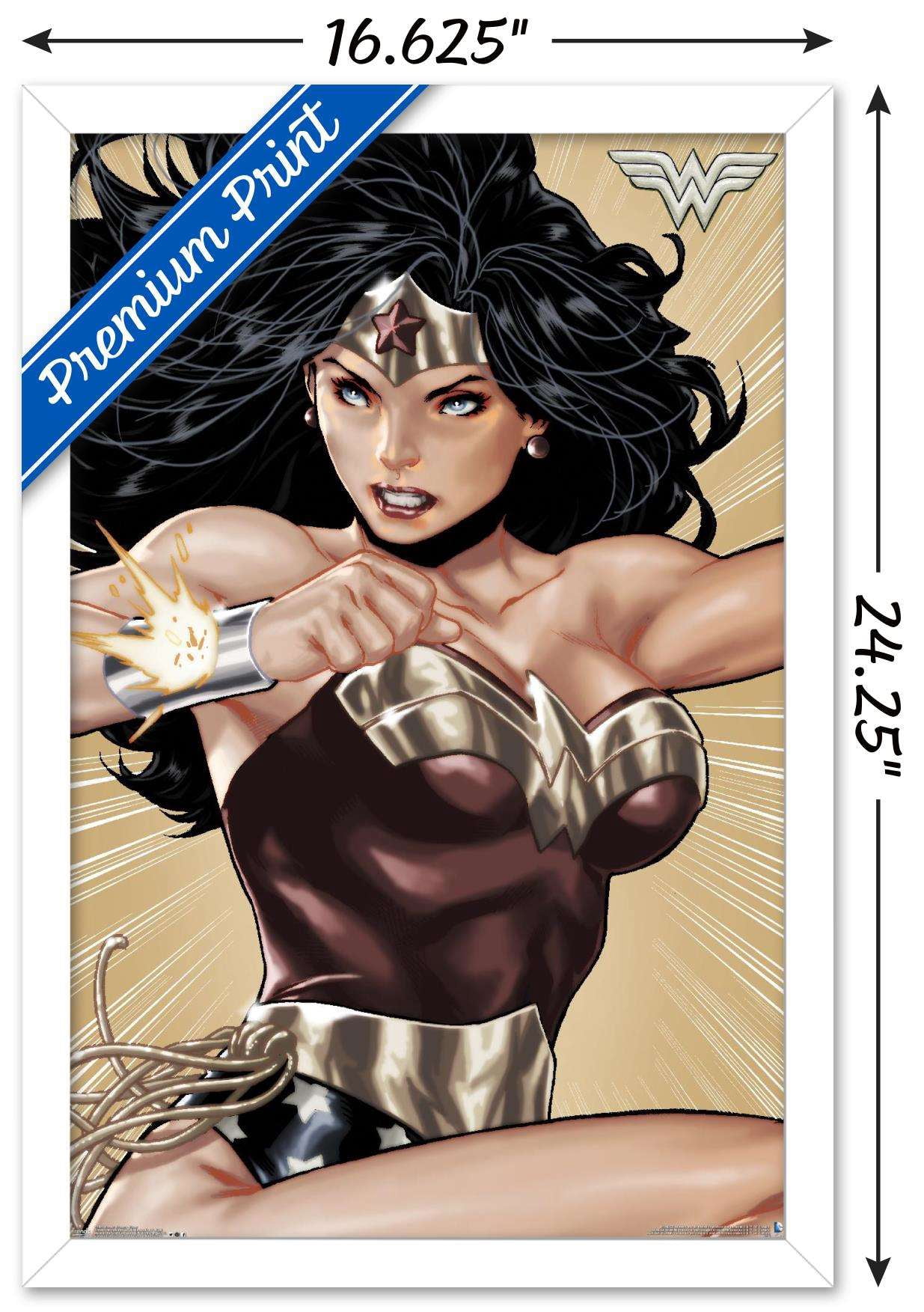 DC Comics - Wonder Woman - Hyper Wall Poster, 14.725" x 22.375", Framed