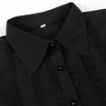 thumbnail image 6 of Shirts For Men Fashion Style Gentleman Shirt Gothic Ruffled Collar Long Sleeves Shirt Top Mens Shirts, 6 of 8
