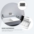 thumbnail image 3 of Mobutofu Wall Mounting Soap Tray 1Pcs Silver Punch Free Design Aviation Aluminum with Drainage Bathroom Accessory, 3 of 8