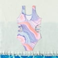 thumbnail image 5 of Rgdypko 7-8 Years Swimsuits For Kids Girls Sleeveless Colorful Bikini Swimsuits Bikini Sport Bathing Suits Fashion Girl Clothes Purple, 5 of 5