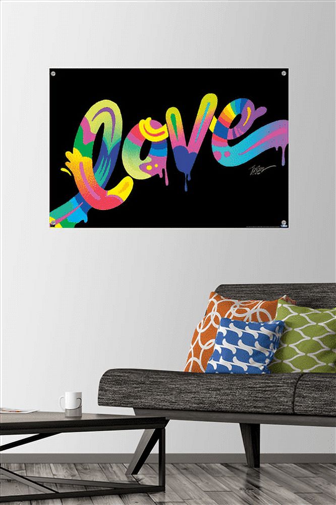 Jason Naylor - Love Wall Poster with Push Pins, 22.375" x 34"