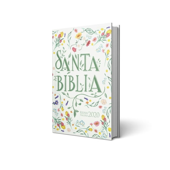 Biblia RVR 2020 Compacta Flores Tapa Dura