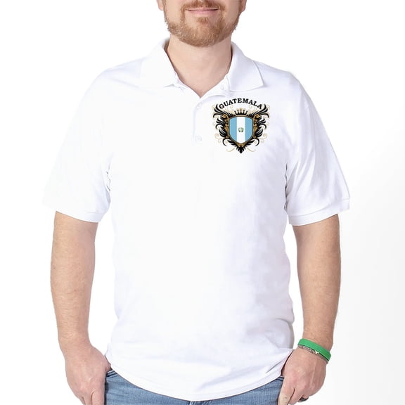 CafePress - Guatemala Golf Shirt - Golf Shirt, Pique Knit Golf Polo