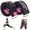 Pink Pro, variant on Booty Bands for Working Out, Blood Flow Restriction Bands for Women/Men, Adjustable Velcro Occlusion Resistance Bands BFR Training Bands for Glutes & Hip Building 2 Pack