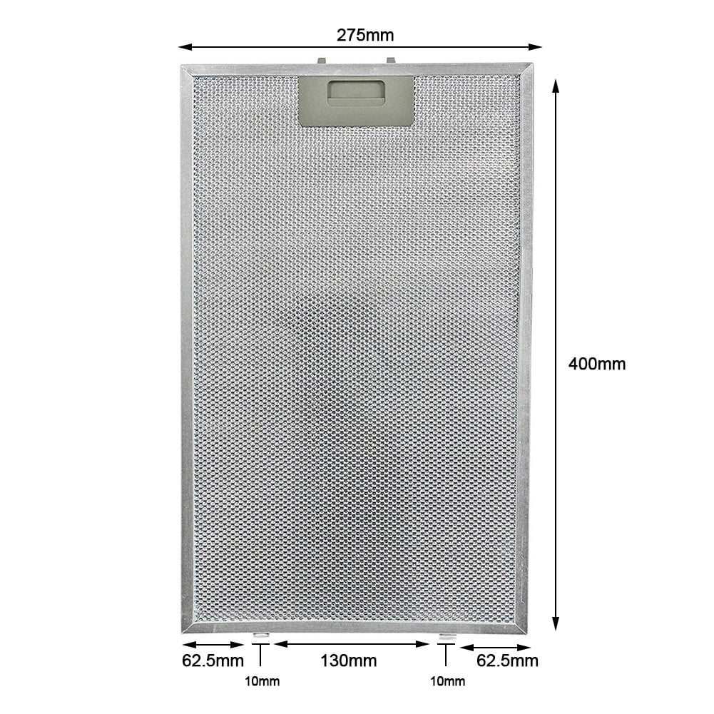 Cooker Hood Filters Metal Mesh Extractor Vent Filter 400 X 275 X 9Mm