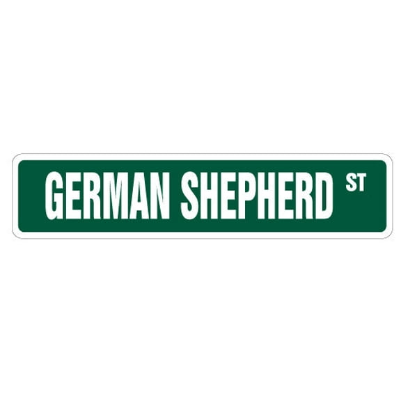 GERMAN SHEPHERD Street Sign dog lover great pet animal | Indoor/Outdoor |  30" Wide