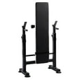 thumbnail image 5 of BalanceFrom Steel Weight Bench w/ Squat Rack, Adjustable Seat and Recliner, Black & White, 5 of 10