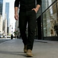 thumbnail image 7 of Hurxie Work Pants for Mens Ripstop Cargo Pants Breathable Cargo Hiking Pants with Multi Pockets Black,M, 7 of 7