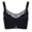 Black, variant on Women Plus Size Wireless Full Cup Lace Bra Full Coverage Comfort Adjustable Strp Bra Beige 36E