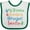 White and Green, variant on Inktastic Oregon My Grandma and Grandpa Love Me Boys or Girls Baby Bib
