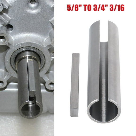 YIUIY 5/8" x 3/4" x 3" Shaft Adapter Pulley Bore Reducer Sleeve Bushing Sheave & Key