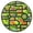 Green, variant on Kids Area Rug, Non Slip Soft Thick Black Road Traffics Pattern Play Mat Learning Carpet