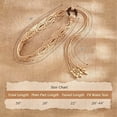 thumbnail image 4 of Boho Braided Belt for Women,49.2in Long Woven Waist Belt with Tassels & Wood Beads for Dresses, Jeans & Festival Outfits, 4 of 6