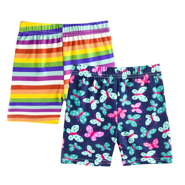 2 pantalones cortos de verano para niños y niñas, pantalón de seguridad de algodón, ropa interior para niñas, pantalones cortos de playa, Leggings cortos para niñas de 3 a 10 años Tan Jianjun unisex