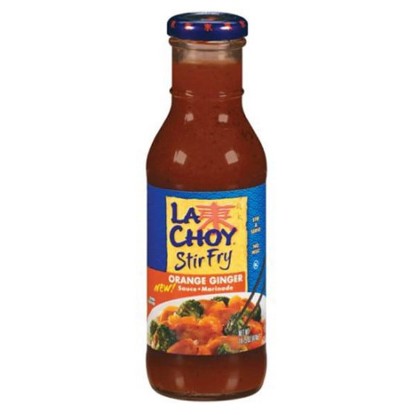 La Choy Stir Fry Orange Ginger Sauce/Marinade 14.75 oz Glass Bottles