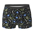 thumbnail image 6 of Men's Boxer Briefs, tennis rackets hockey sticks Soft Comfy Mens Underwear Boxer Briefs Breathable With Widen Waist, 6 of 7