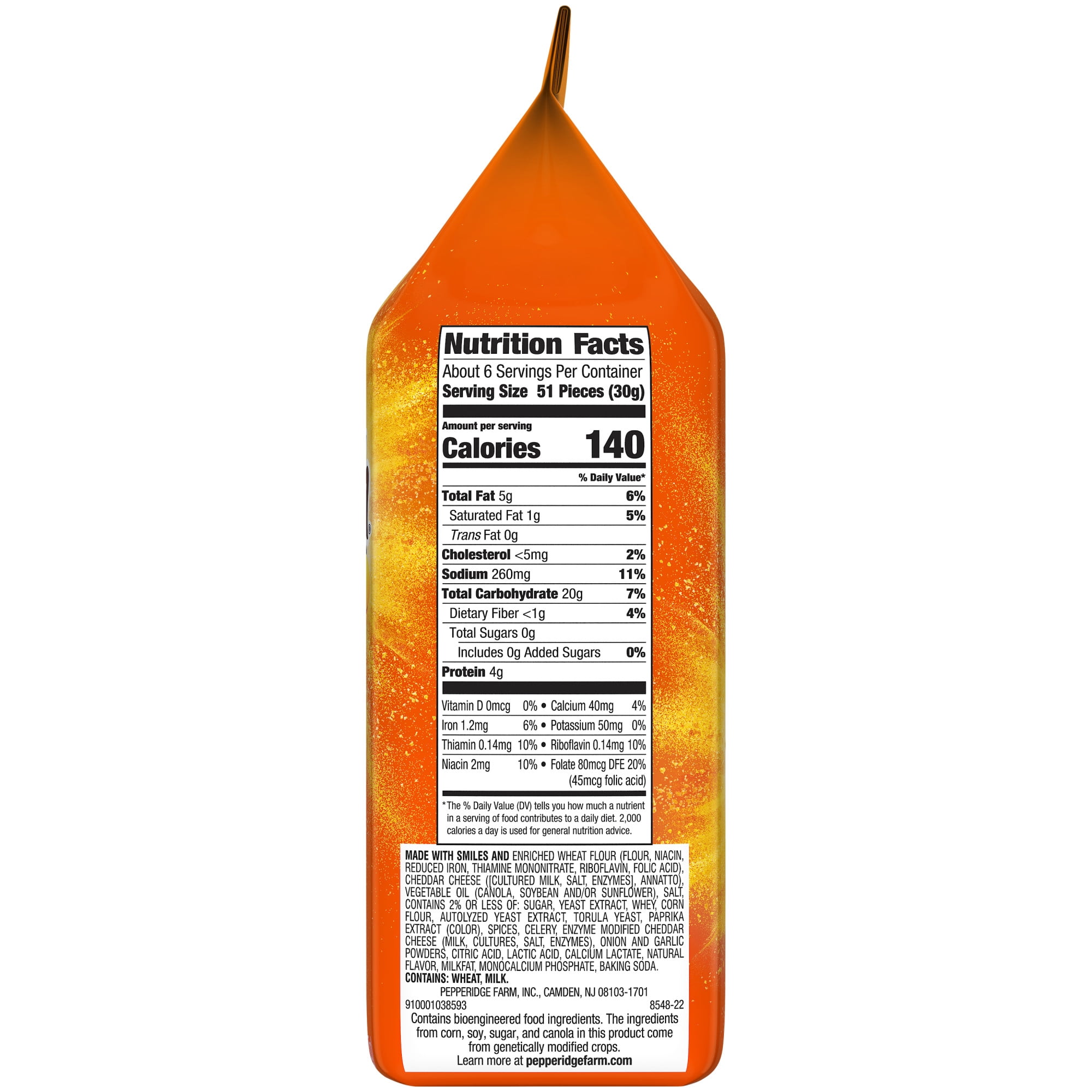 Goldfish Flavor Blasted Xtra Cheddar Cheese Crackers, 6.6 oz Bag