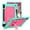 GreenPink, variant on Hoibon for Lenovo Tab P12 Hybrid Case Lenovo Tab P12 inch 2023 TB370FU Heavy Duty Cover with Kickstand Shoulder Strap Built in Pen Holder Kids Friendly Shell Case for Lenovo Tab P12 12.7 inch (Black)