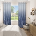 thumbnail image 3 of RisChhery Blackout Curtains For Bedroom Living Room,2 Panels Set,42x63 inch,Light Blocking Grommet Window Drapes,Navy Blue Gradient Floral, 3 of 8