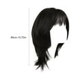 thumbnail image 4 of Women's Long Wig Inner Buckle Adjustable Lace Front for Collarbone Hair Cover Daily Use, 4 of 5