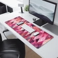 thumbnail image 5 of Rectangle Boho Style Mandala Mouse Mat, Gothic Cool Mousepad with Design, Large Non-Slip Rubber Gaming Mouse Pad with Stitched Edges, Office Mouse Pad for Women Men Kids, 31.5x11.8in, 5 of 7